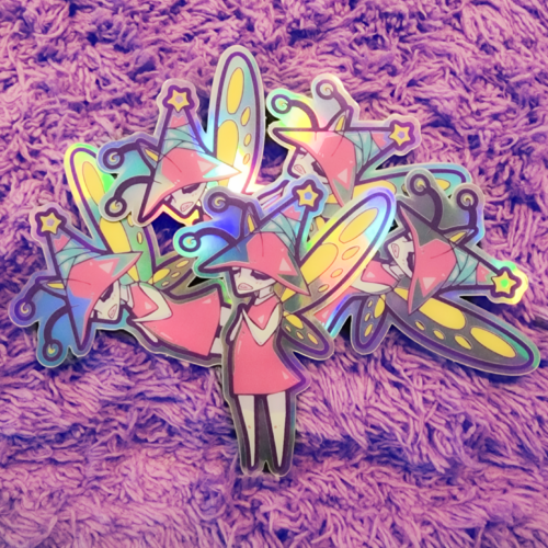 holographic fairy sticker